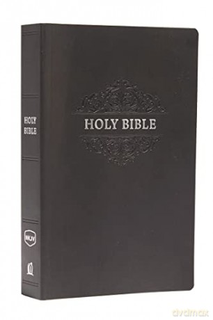 NKJV, Holy Bible, Soft Touch Edition, Leathersoft, Black, Comfort Print [KSIĄŻKA]
