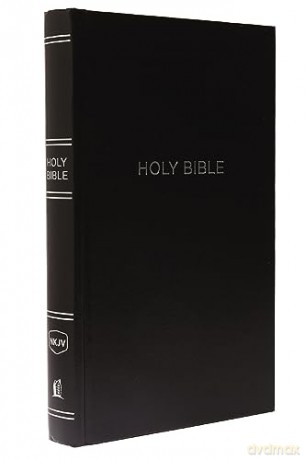 NKJV, Pew Bible, Hardcover, Black, Red Letter, Comfort Print: Holy Bible, New King James Version [KSIĄŻKA]