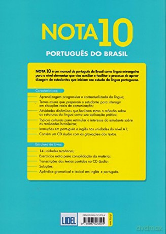 Nota 10 Portugues do Brasil: Nivel elementar A1/A2 [KSIĄŻKA]