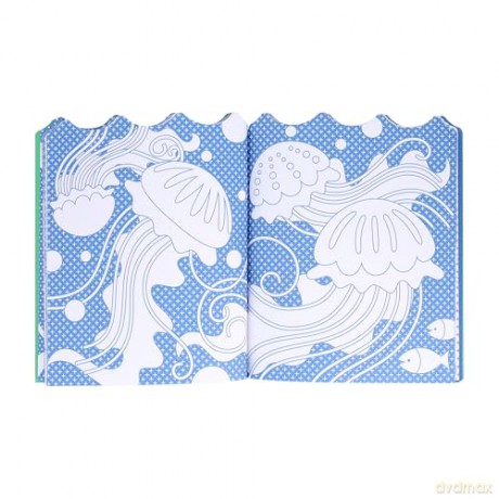 Ocean Coloring Book + Stickers [KSIĄŻKA]