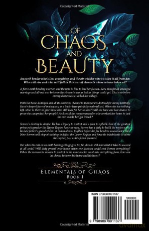 Of Chaos and Beauty: Enemies to Lovers Elemental Fantasy: 1 [KSIĄŻKA]