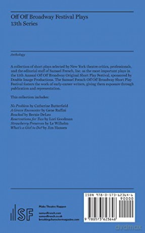 Off Off Broadway Festival Plays, 13th Series [KSIĄŻKA]