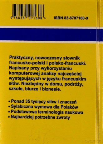 Mini słownik pol-franc-pol EXLIBRIS [KSIĄŻKA]