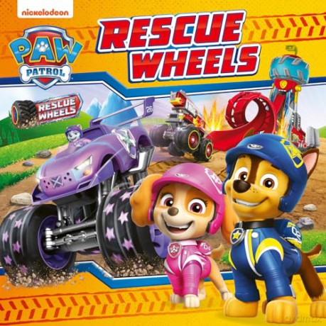 PAW Patrol Rescue Wheels Picture Book: Join Nickelodeon's PAW Patrol in a new monster truck rescue adventure. The perfect gift for fans aged 4+. [KSIĄŻKA]