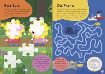Peppa Pig: Fabulous Friends: Sticker Activity Book [KSIĄŻKA]