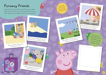Peppa Pig: Fabulous Friends: Sticker Activity Book [KSIĄŻKA]