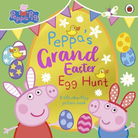 Peppa Pig: Peppa's Grand Easter Egg Hunt: A Lift-the-Flap Picture Book [KSIĄŻKA]