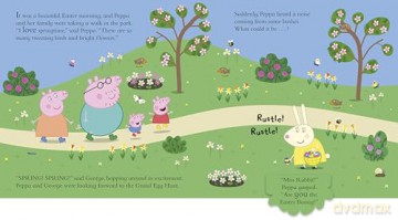 Peppa Pig: Peppa's Grand Easter Egg Hunt: A Lift-the-Flap Picture Book [KSIĄŻKA]