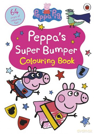 Peppa Pig: Peppa's Super Bumper Colouring Book [KSIĄŻKA]