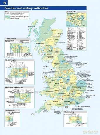 Philip's Handy Atlas Britain: Spiral A5 [KSIĄŻKA]