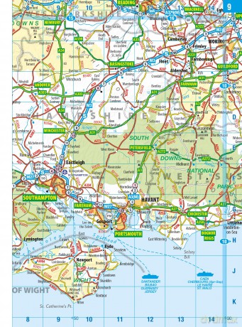 Philip's Handy Atlas Britain: Spiral A5 [KSIĄŻKA]