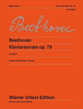 Piano Sonata Op. 79: op. 79. piano. [KSIĄŻKA]