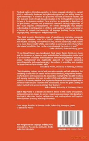 Plurilingual Education in a Monolingualised Nation: Exploring New Frontiers in Language Teaching in Japan: 125 [KSIĄŻKA]