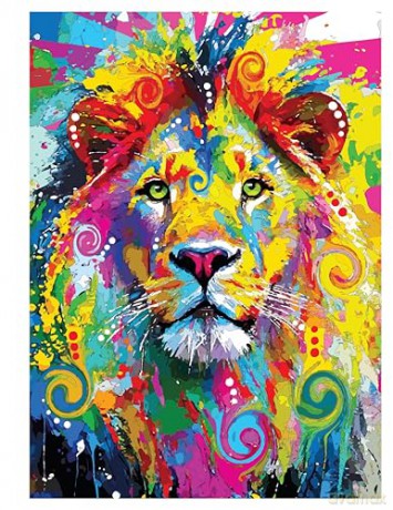 Pop Art Animals Coloring Book: Experience the Stress-Free Brilliance of Coloring Outside the Lines [KSIĄŻKA]