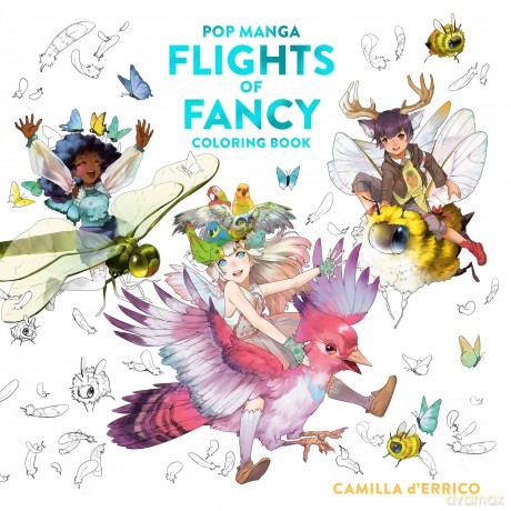 Pop Manga Flights of Fancy Coloring Book [KOMIKS]