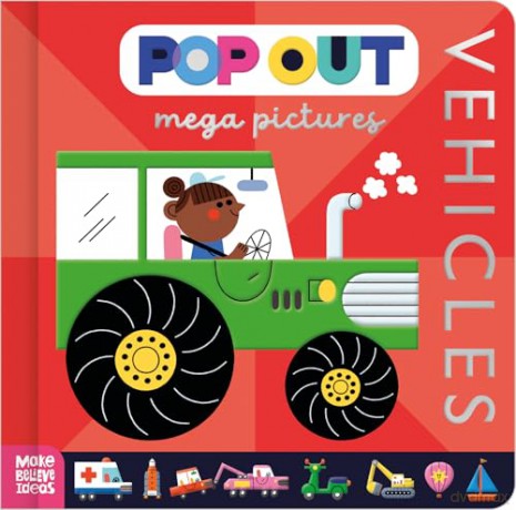 Pop Out Mega Pictures Vehicles [KSIĄŻKA]
