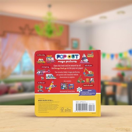 Pop Out Mega Pictures Vehicles [KSIĄŻKA]