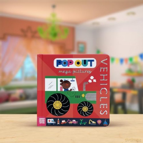 Pop Out Mega Pictures Vehicles [KSIĄŻKA]