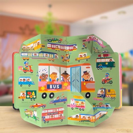 Pop Out Mega Pictures Vehicles [KSIĄŻKA]