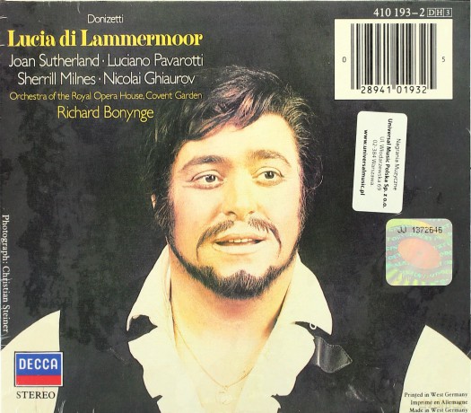 Sutherland,Pavarotti,Bonynge,Covent Gard: Donizetti:Lucia Di Lammermoor [3CD]