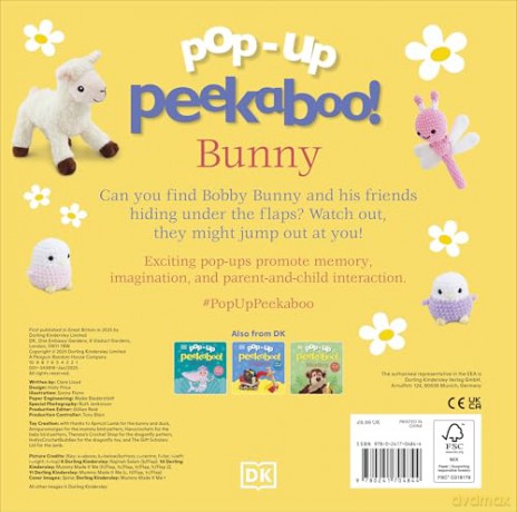 Pop-Up Peekaboo! Bunny [KSIĄŻKA]