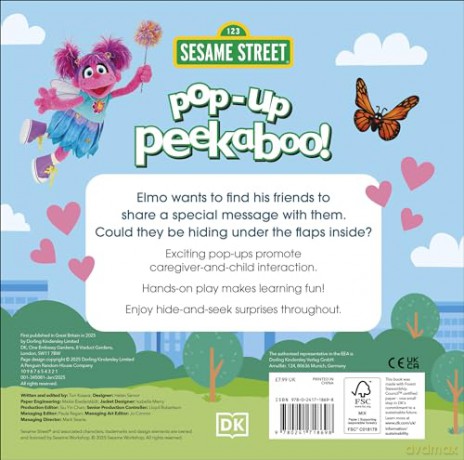 Pop-Up Peekaboo! Sesame Street Elmo Loves You [KSIĄŻKA]