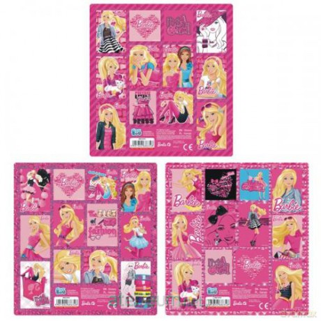 Naklejki Sticker BOO kwadrat Barbie 25szt [SZKOŁA]