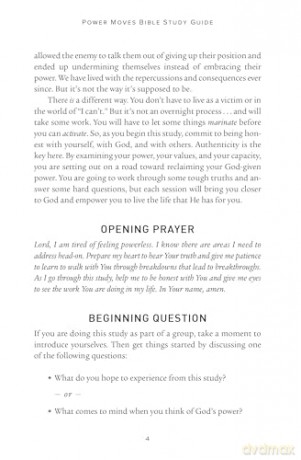Power Moves Study Guide: What the Bible Says About How You Can Reclaim and Redefine Your God-Given Power [KSIĄŻKA]
