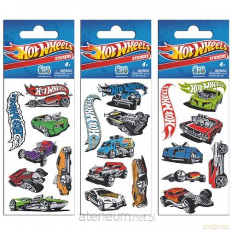 Naklejki Sticker BOO silver Hot Wheels [SZKOŁA]