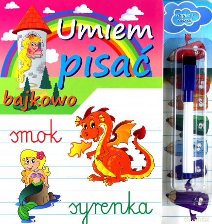 Napisz i zetrzyj - Umiem pisać bajkowo [KSIĄŻKA]