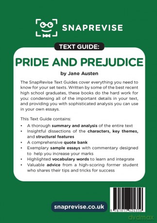 Pride and Prejudice Text Guide: AQA GCSE English Literature Revision Book | Includes Analysis, Key Quotes, Character Insights, and Sample Essays for Top Grades [KSIĄŻKA]