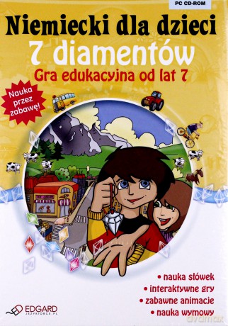 Niemiecki dla dzieci - 7 diamentów EDGARD [GRA]