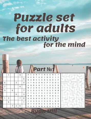 Puzzle set for adults: The best activity for the mind Part 1 [KSIĄŻKA]