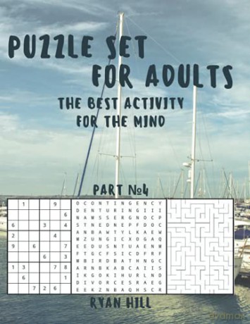 Puzzle set for adults: The best activity for the mind Part 4 [KSIĄŻKA]