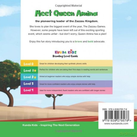 Queen Amina and the Zazzau Games: A fictional story based on a real-life advocate Queen Amina, Created by Kunda Kids [KSIĄŻKA]