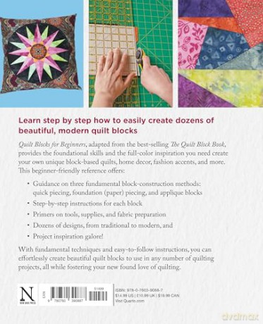 Quilt Blocks for Beginners: Fresh, Versatile Designs for Quilts, Clothes, Accessories, and Decor [KSIĄŻKA]
