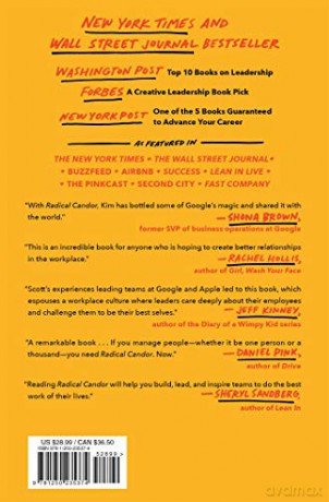 Radical Candor: Be a Kick-Ass Boss Without Losing Your Humanity [KSIĄŻKA]