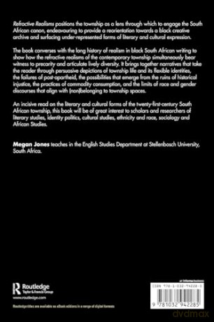 Refractive Realisms: Literature, Culture and the South African Township [KSIĄŻKA]