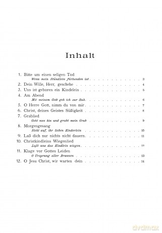 Reger: 12 Geistliche Lieder Op. 137 [KSIĄŻKA]