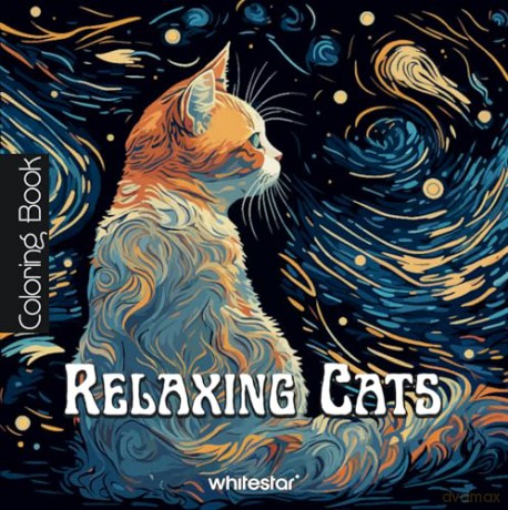 Relaxing Cats: Colouring Book [KSIĄŻKA]