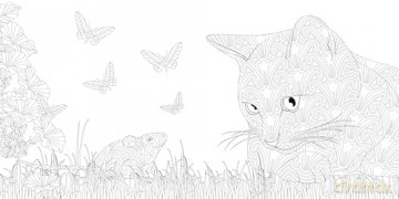 Relaxing Cats: Colouring Book [KSIĄŻKA]