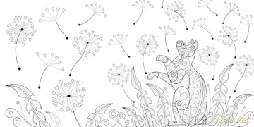 Relaxing Cats: Colouring Book [KSIĄŻKA]