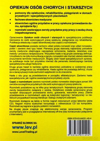 Opiekun osób chorych pol-norw, norw-pol + CD [KSIĄŻKA]