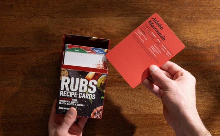 Rubs Recipe Cards: 60 Delicious Marinades, Sauces, Seasonings, Glazes and Bastes [KSIĄŻKA]