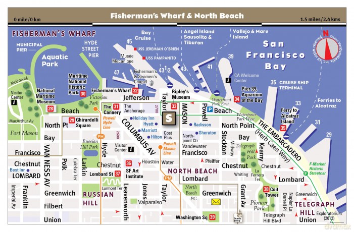 San Francisco Pop-Up Map By Vandam: 4 [KSIĄŻKA]