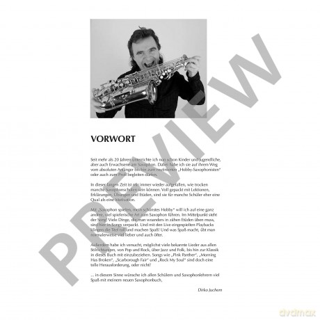 Saxophon spielen - mein schönstes Hobby: Die moderne Schule für Jugendliche und Erwachsene. Vol. 1. alto saxophone. [KSIĄŻKA]