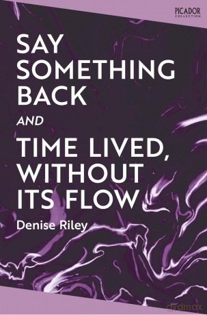 Say Something Back and Time Lived, Without Its Flow [KSIĄŻKA]