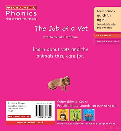 Scholastic Phonics for Little Wandle: The Job of a Vet [KSIĄŻKA]