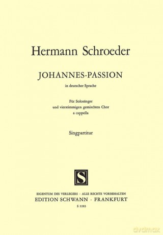 Schroeder: Johannes-Passion [KSIĄŻKA]