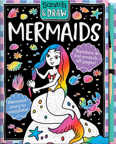 Scratch and Draw Mermaids - Scratch Art Activity Book [KSIĄŻKA]